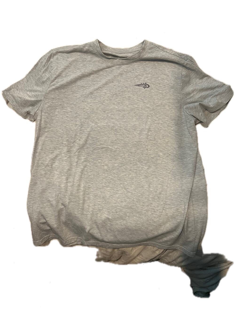 Reellife Surf Skateboarding Gray T-Shirt Mens XL